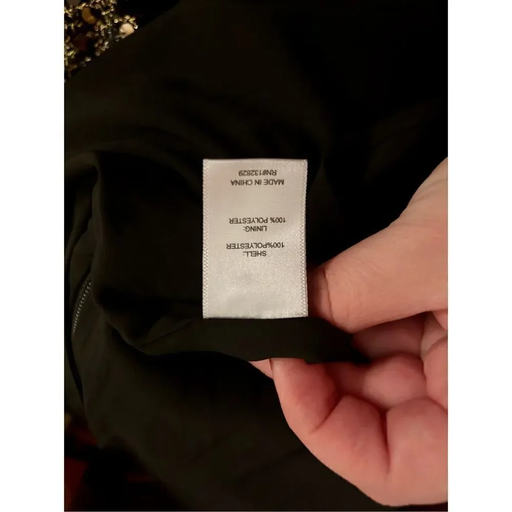🆕 NWT Tularosa Mara Sequin Ruffle Skirt Size L